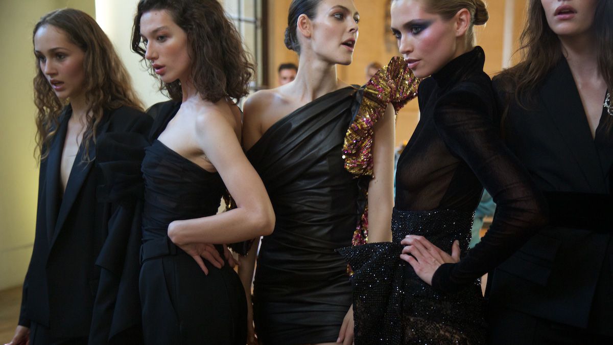 Behind the Scenes at Alexandre Vauthier’s Disco-Inspired Couture Show