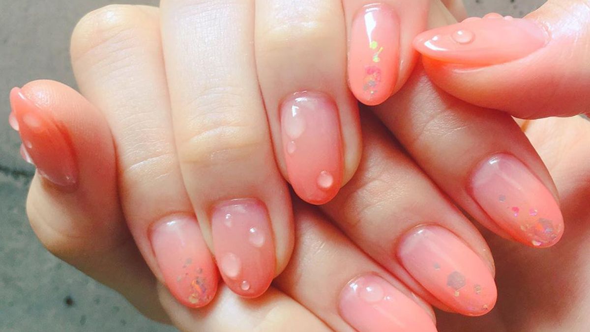raindrop nail tutorial