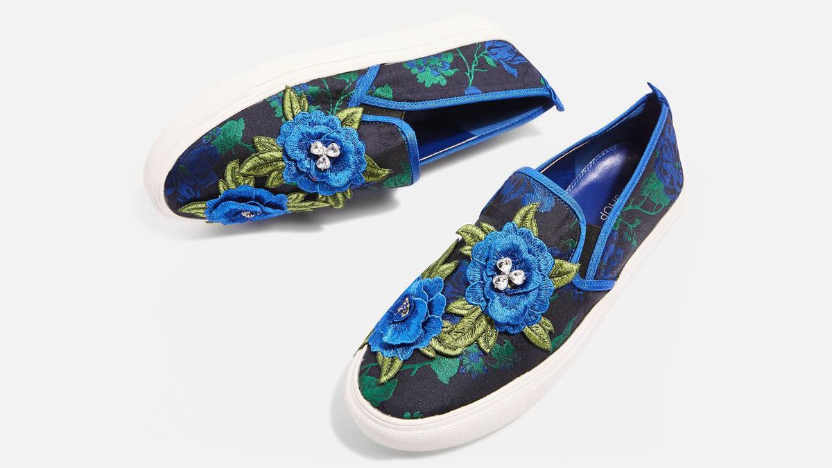 21 Embroidered Sneakers Under $50 That Are Ideal for Fall