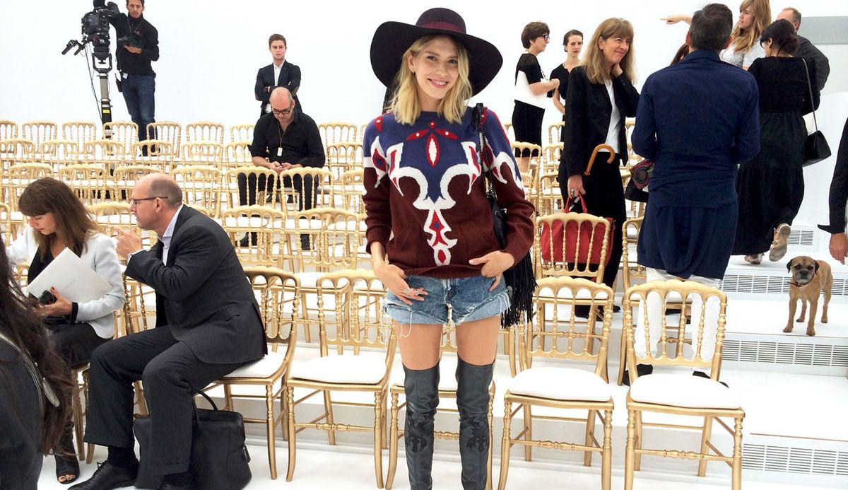 Lena Perminova's Couture Diary