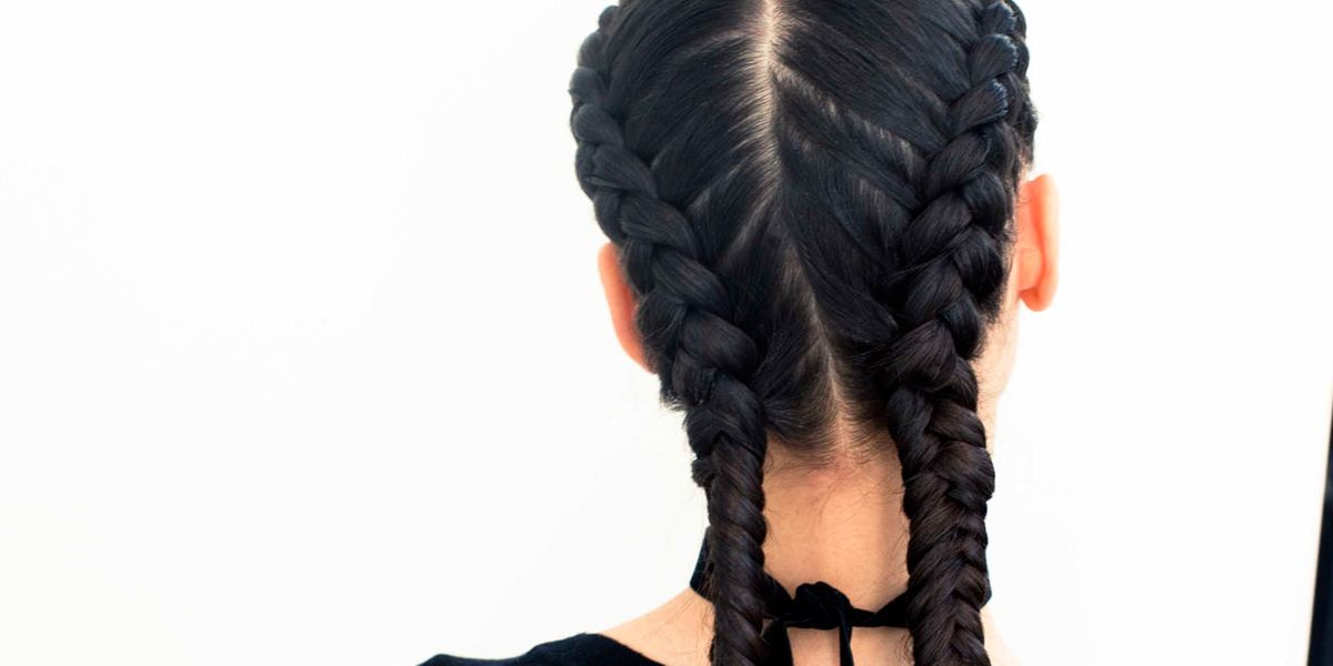 photo Double French Braids For Girls boxer braid aka double french braid