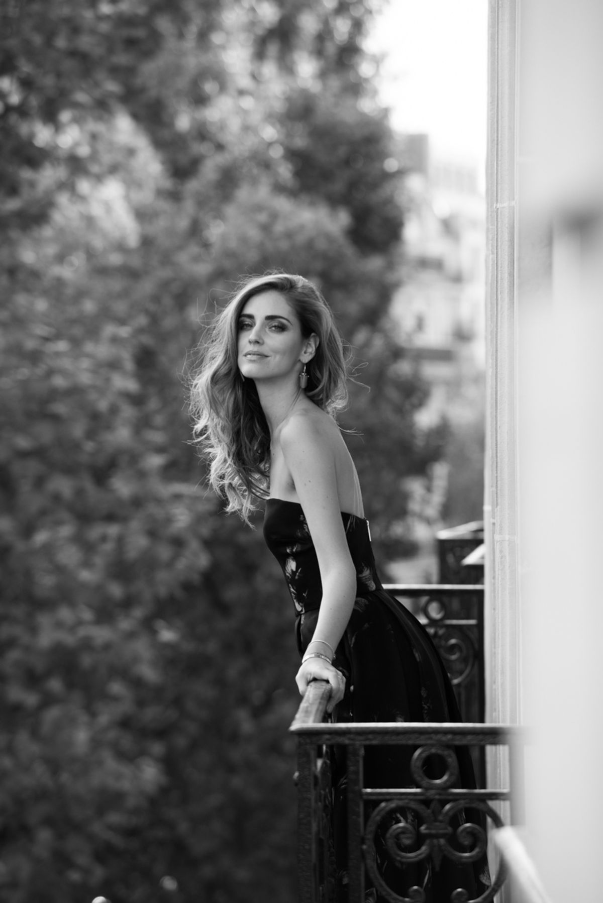 Chiara Ferragni At Home With Elie Saab