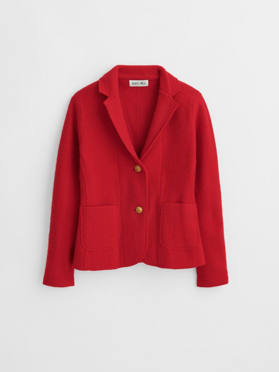 sweater inside blazer