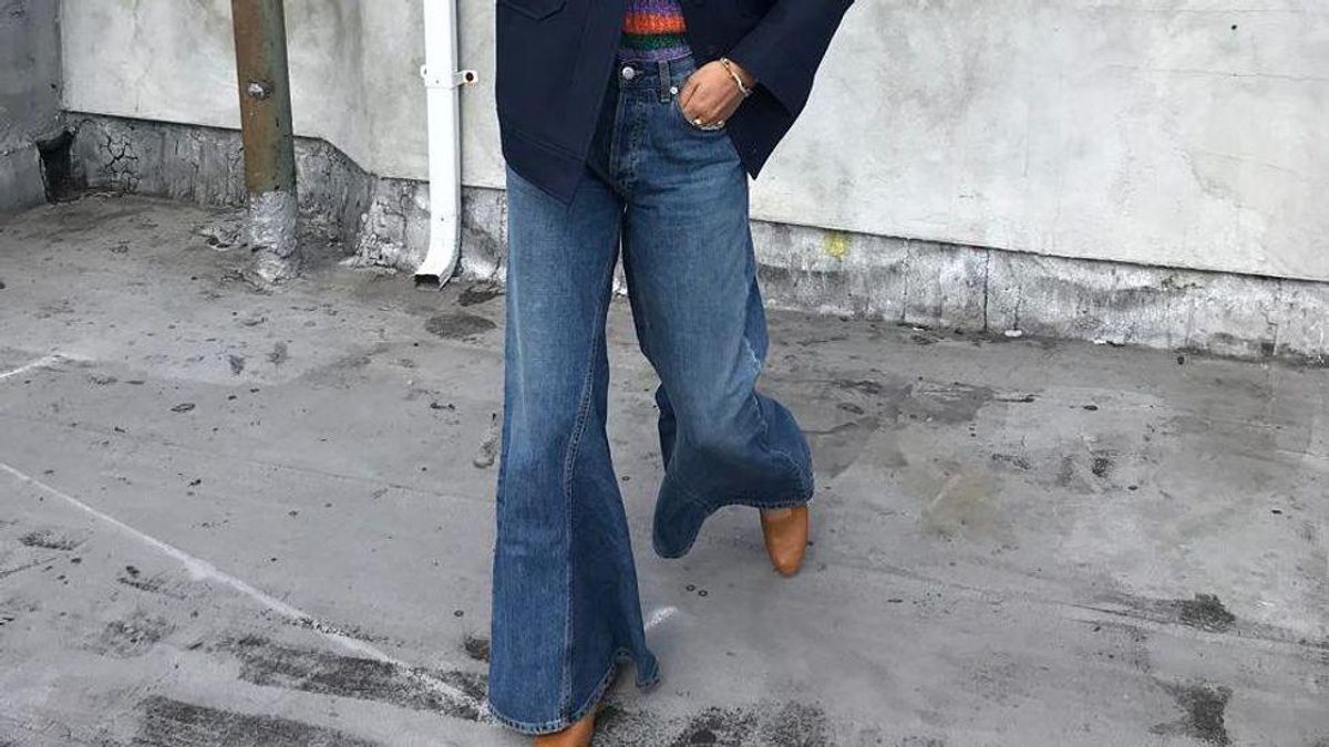 wide leg jeans