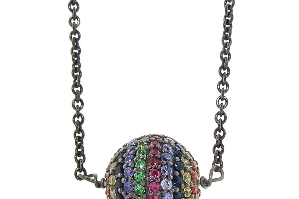 eye m by ileana makri rainbow bead necklace