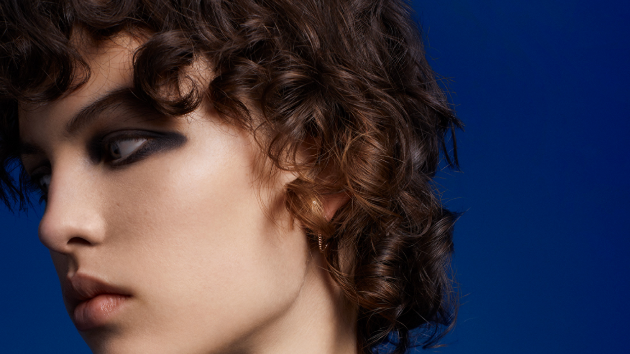 eye makeup look from the dior fall/winter rtw runway show