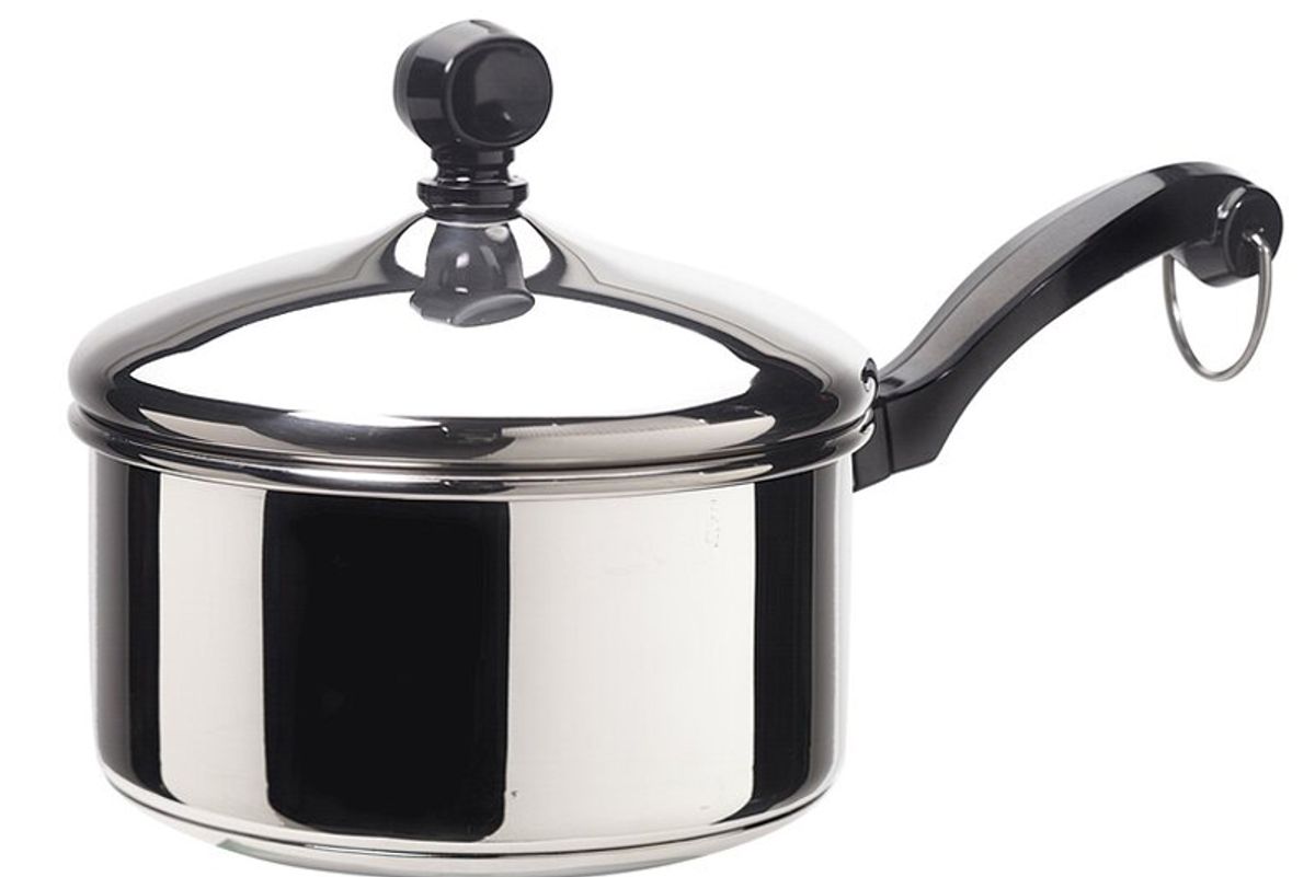 farberware classic stainless steel saucepan with lid