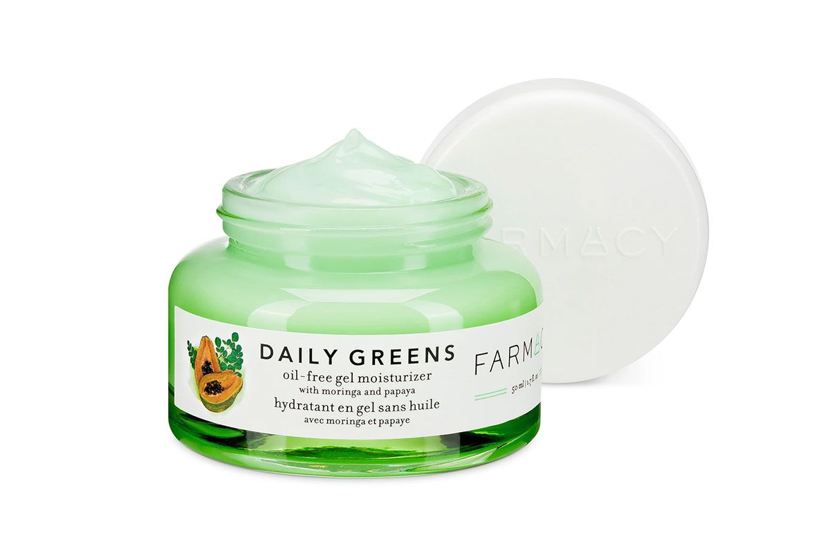farmacy daily greens oil free gel moisturizer with moringa and apaya