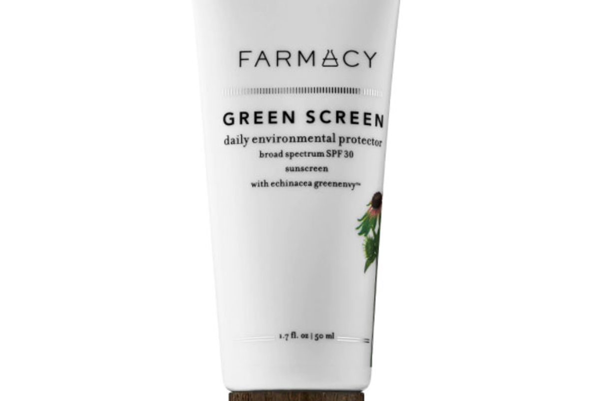 farmacy green screen daily environmental protector broad spectrum mineral sunscreen spf 30 with echinacea green envy