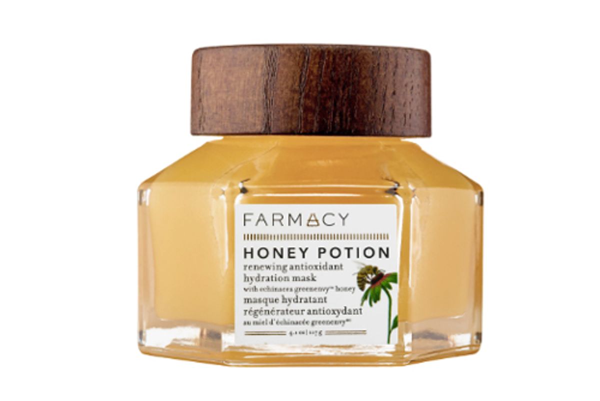 farmacy honey potion renewing antioxidant hydration mask with echinacea greenenvy