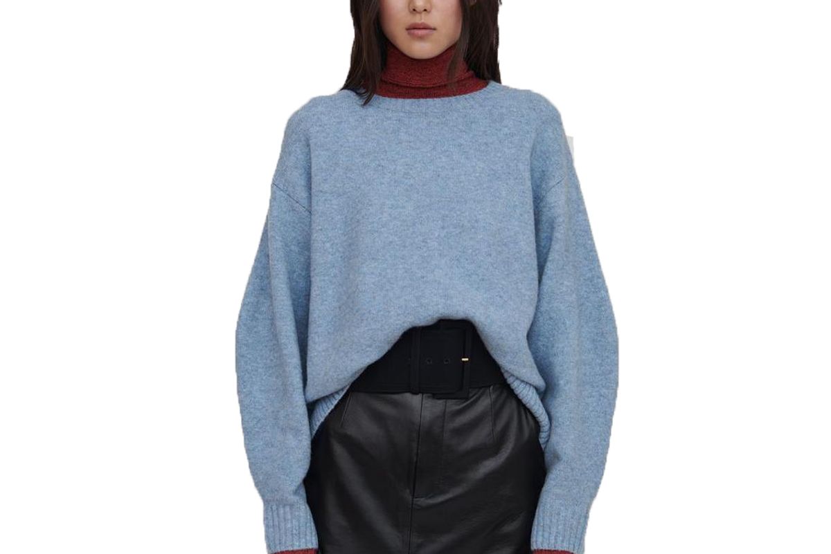 faye wool sweater blue
