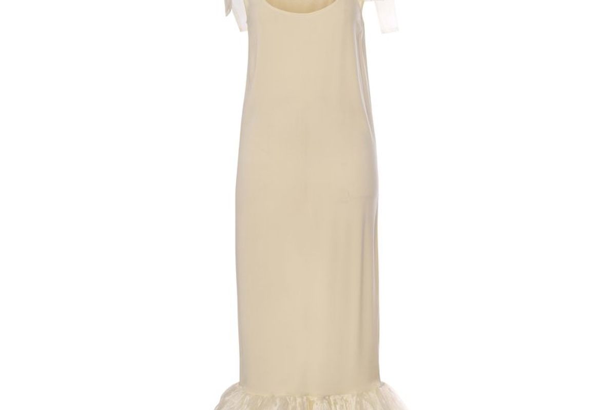 fe noel le creme silk slip dress