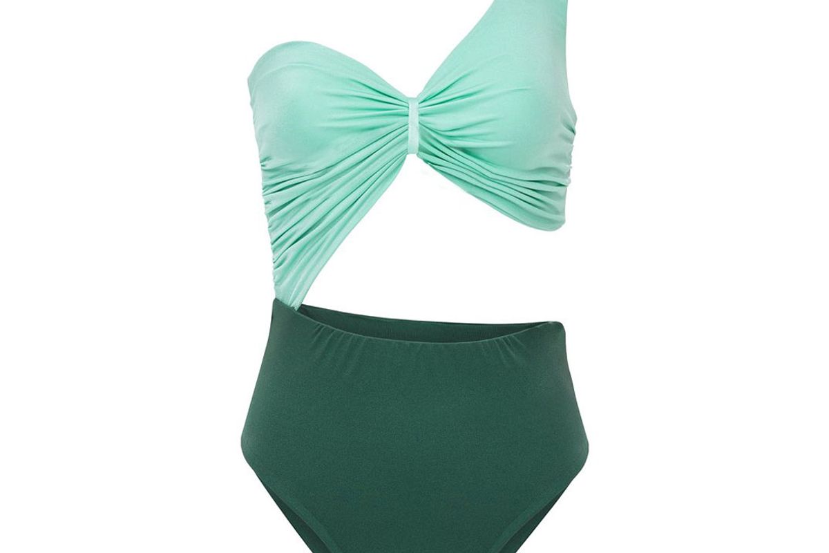 fe noel two tone swimsuit