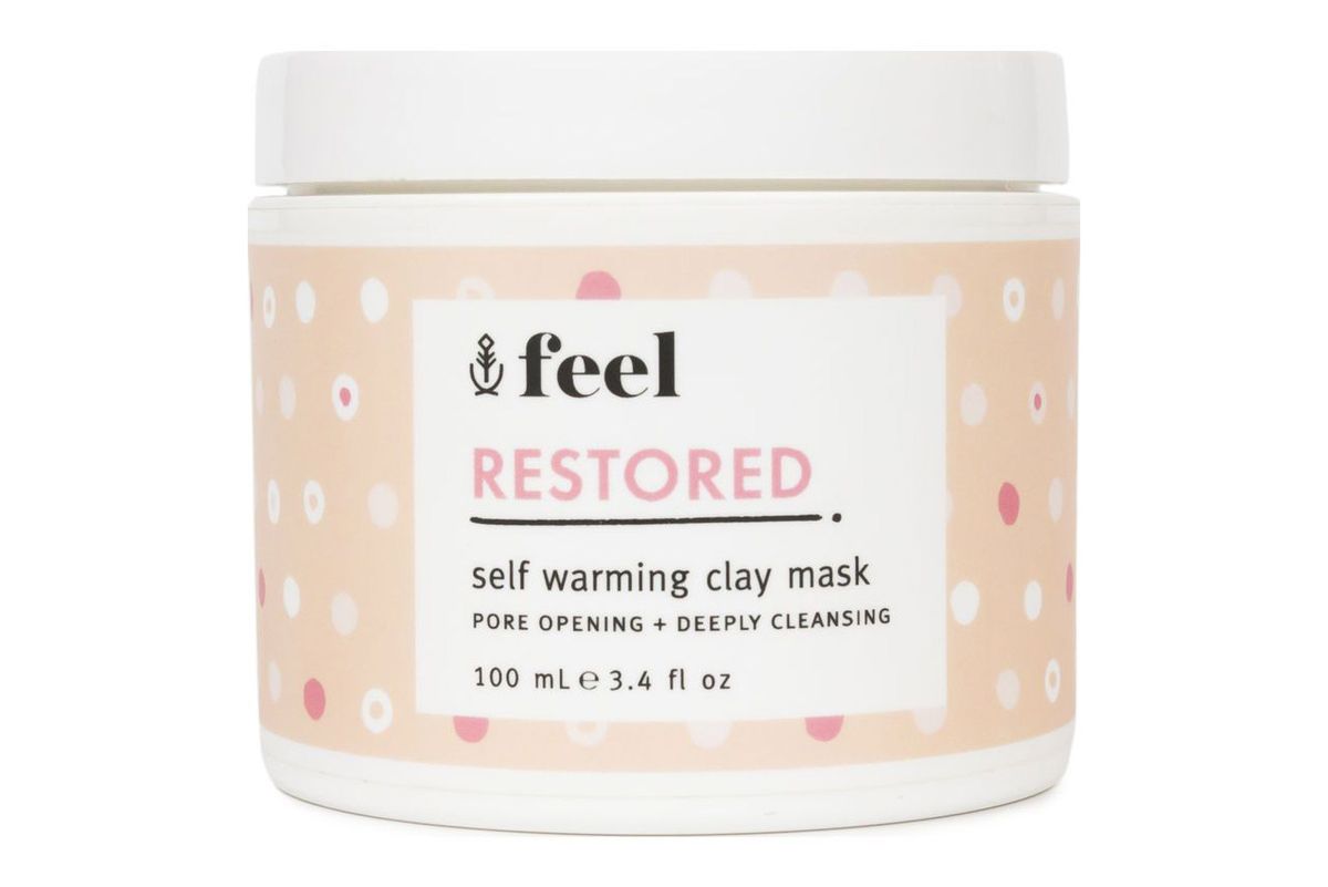 feel restored self warming clay mask