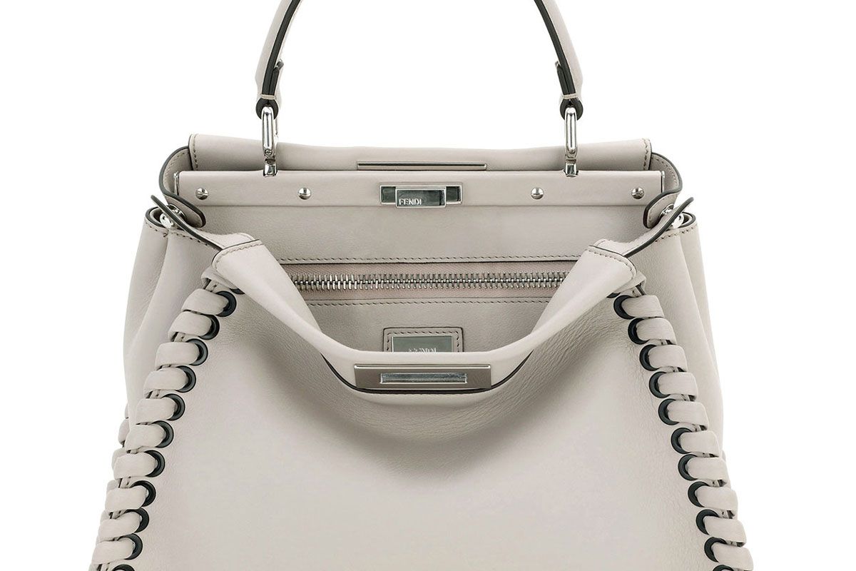 Peekaboo Medium Whipstitch Satchel Bag