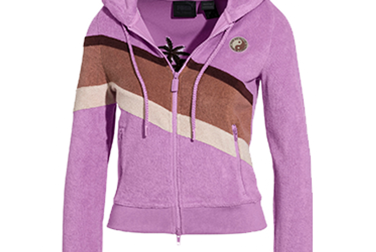 fenty puma by rihanna women's terrycloth zip up racing jacket