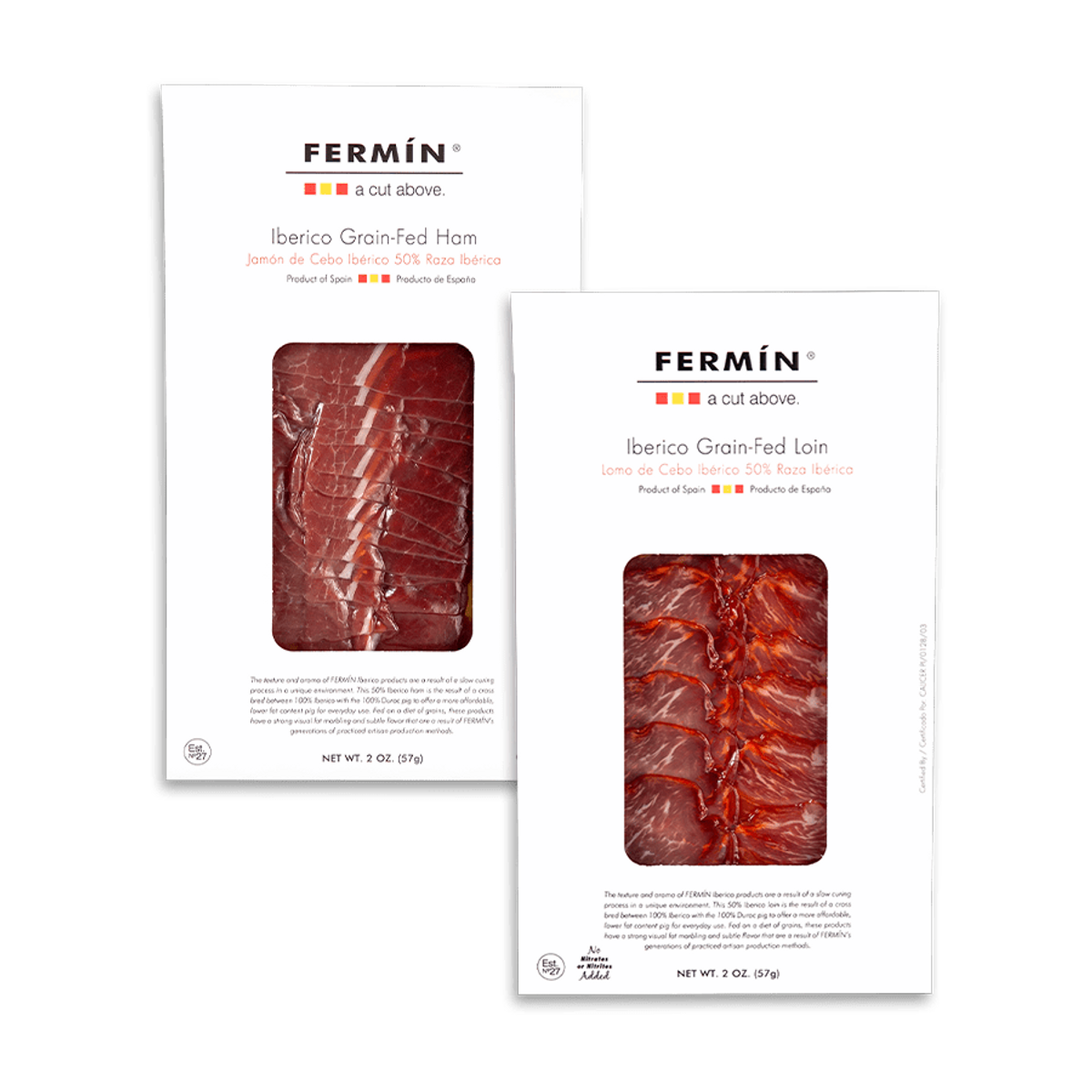 fermin 50 percent iberico sliced cured meats
