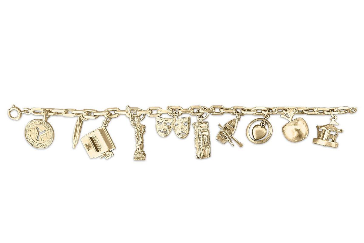 fewer finer i love new york collected vintage charm bracelet