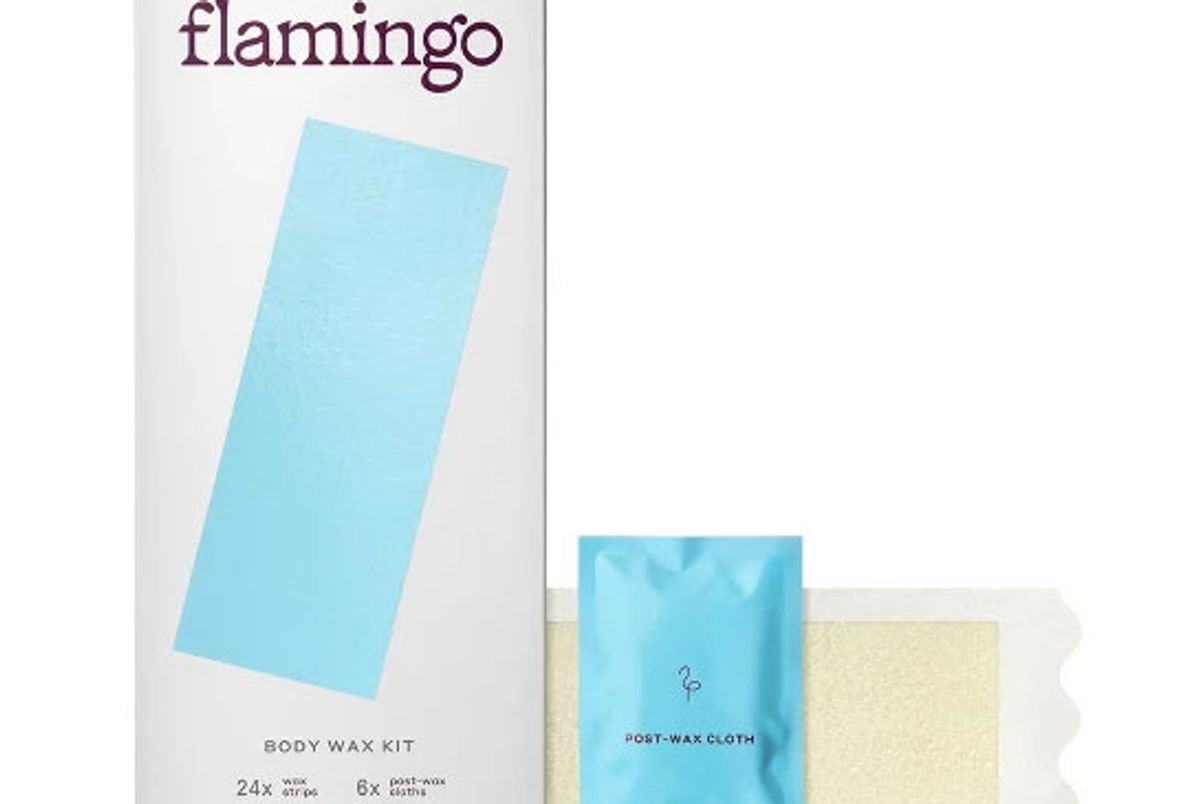 flamingo womens body wax kit