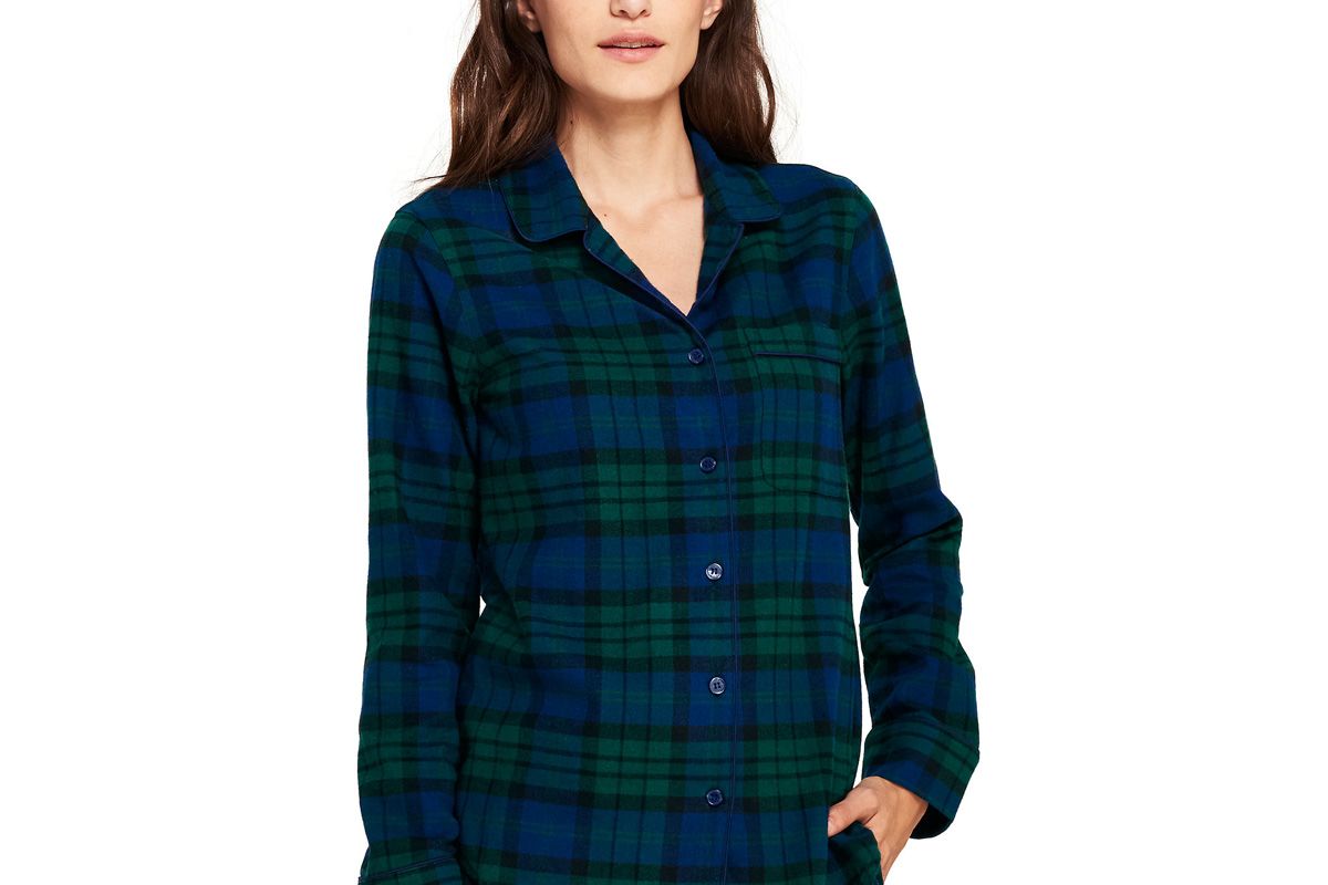 Women’s Flannel Sleep Top