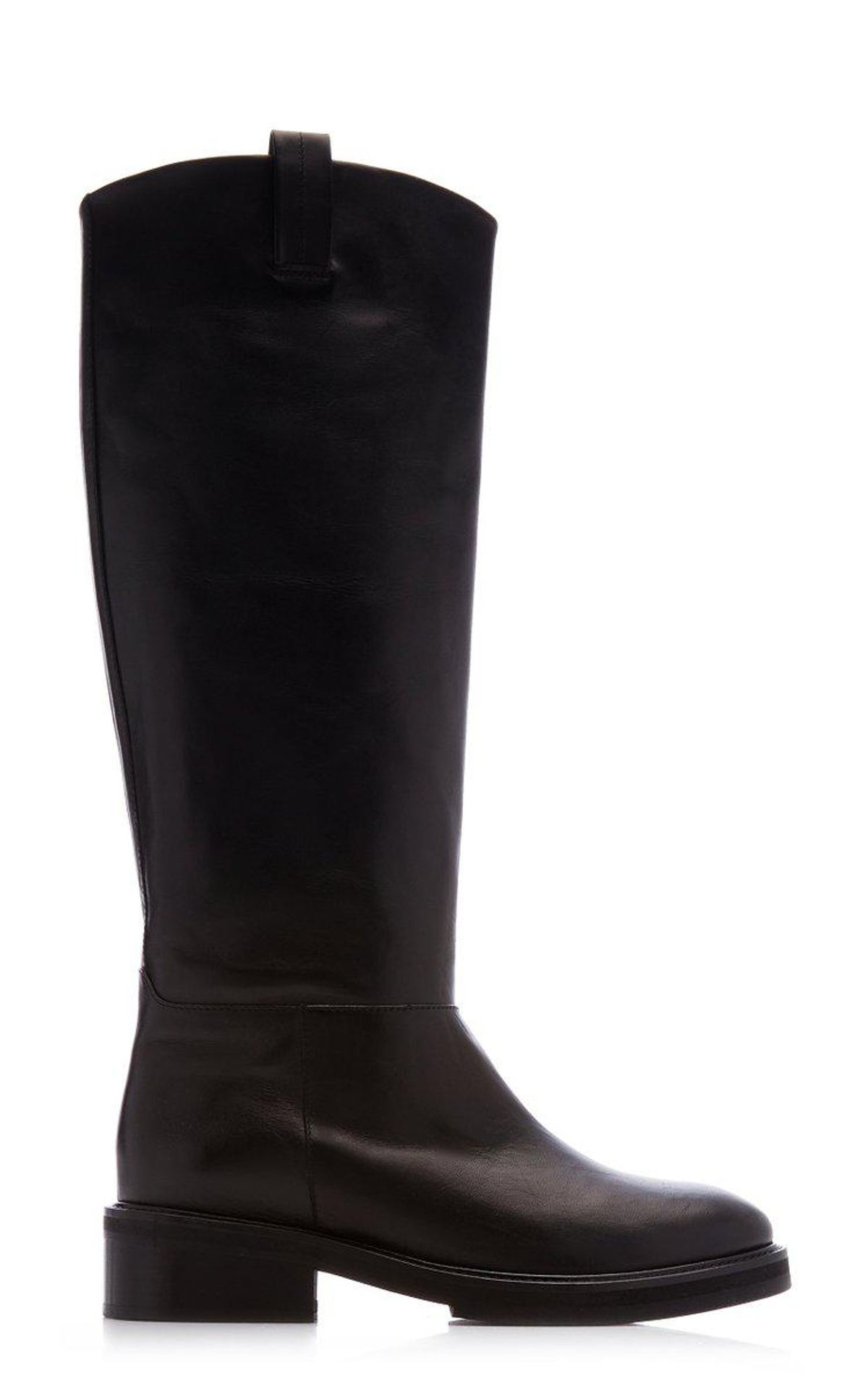 flattered frances leather knee high boots