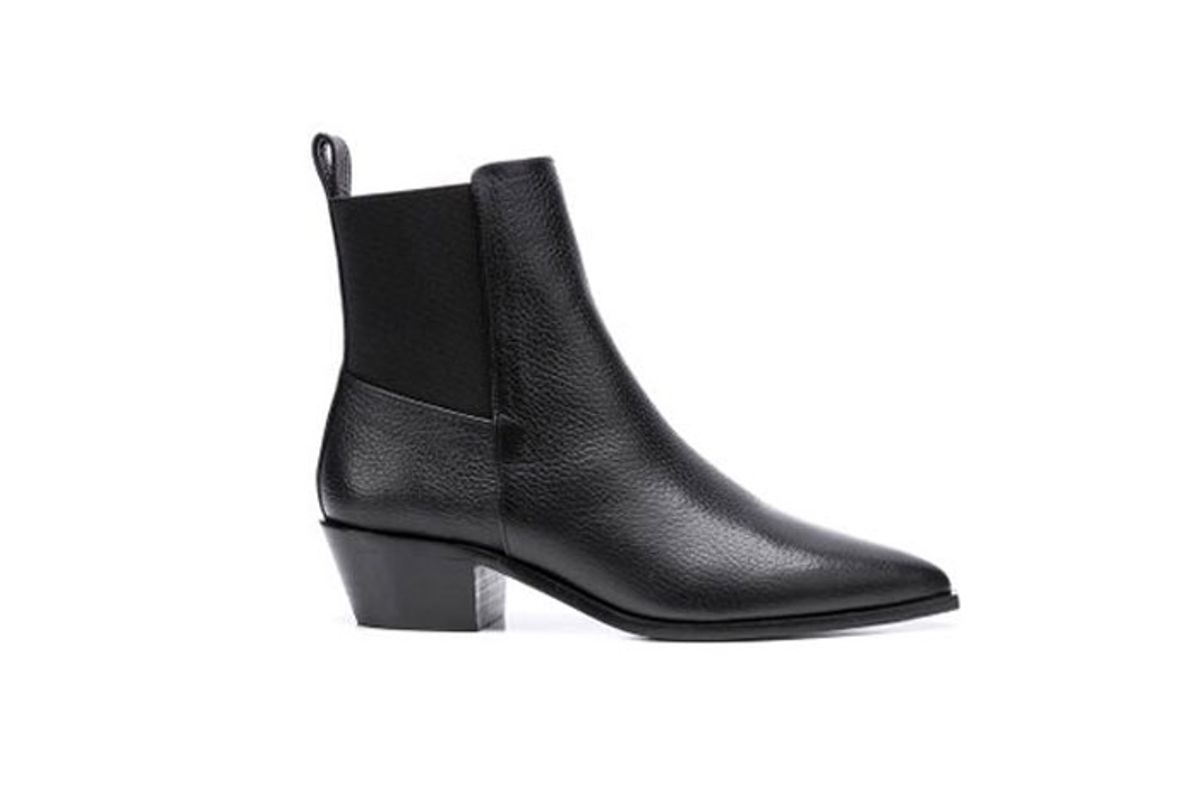 flattered willow leather ankle boots