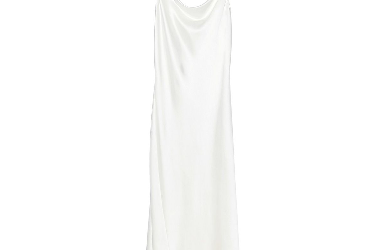 fleur du mal cowl neck slip dress