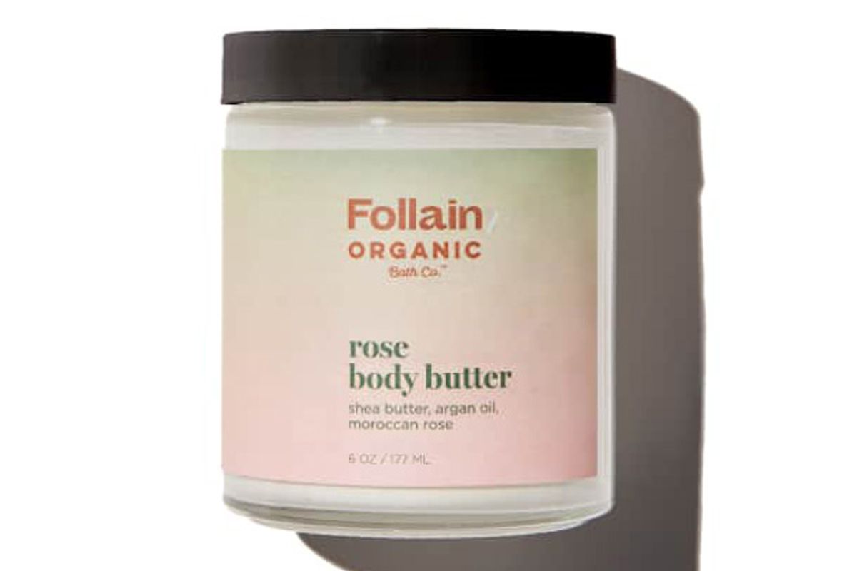 follain organic bath co rose body butter