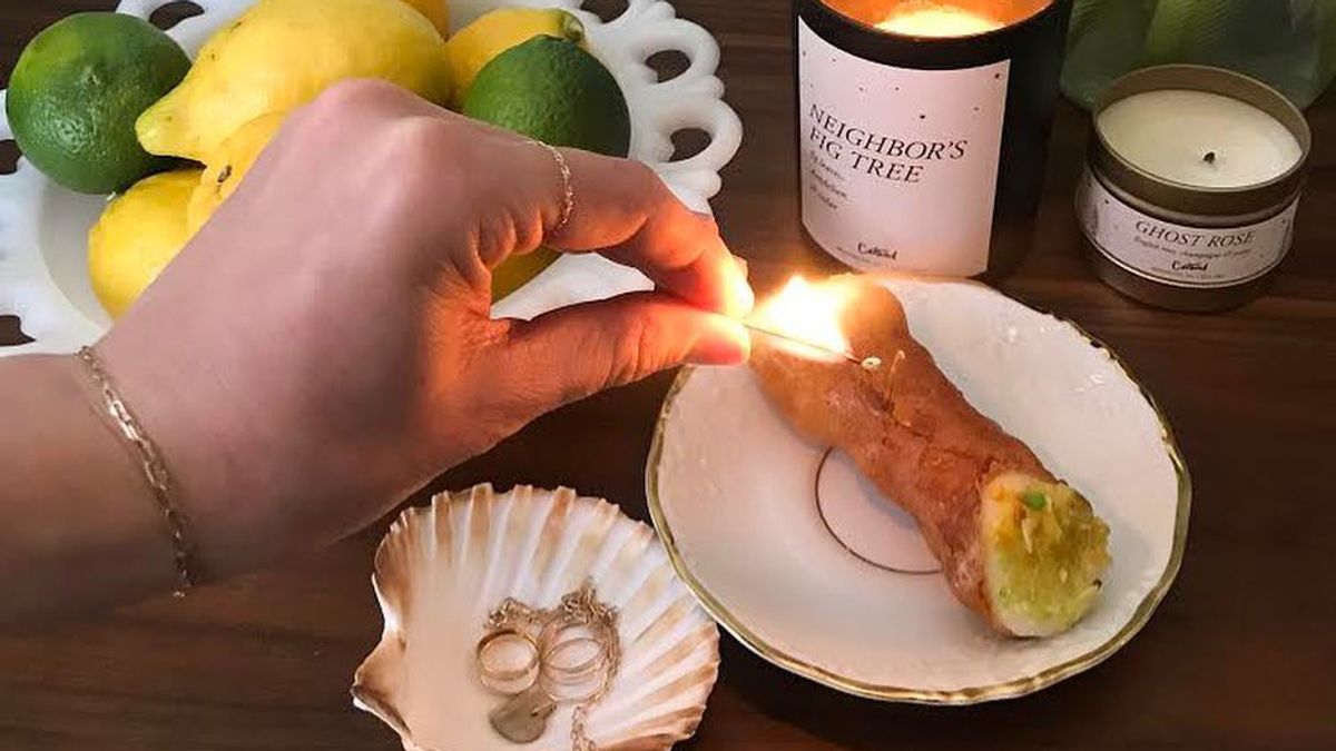 food shaped candles