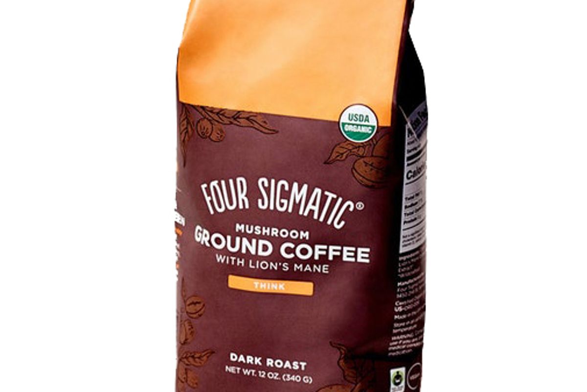 four sigmatic ground mushroom coffee with lions mane