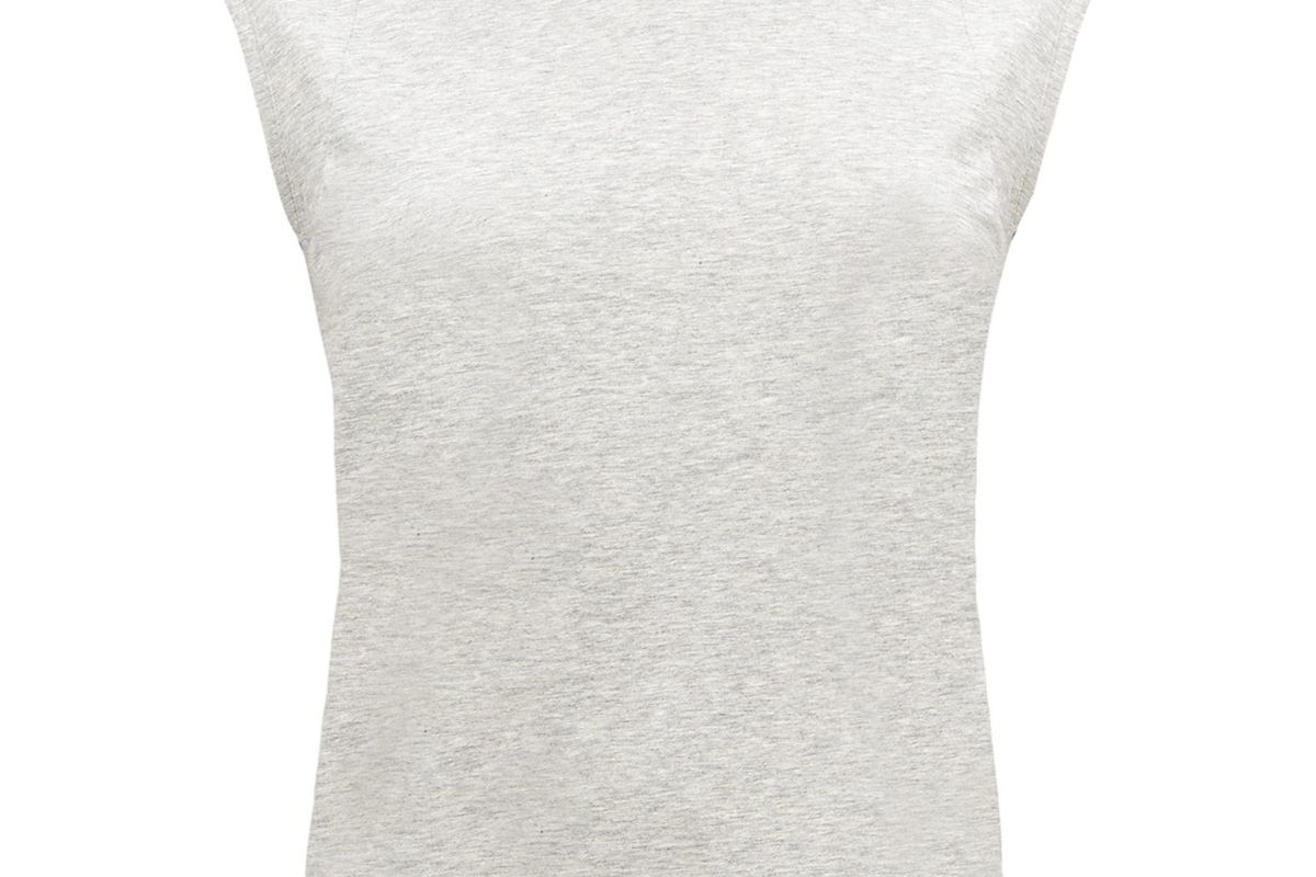 frame le mid rise muscle cotton tank top