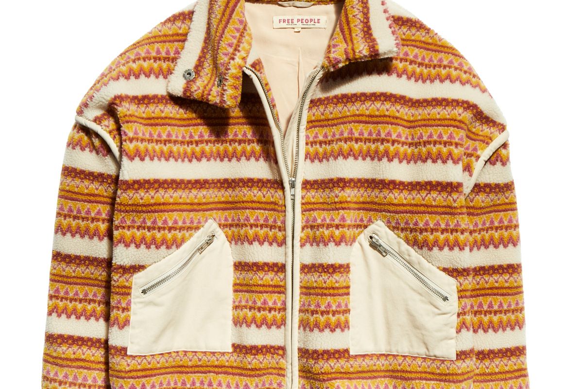 free people golden hour fleece dolman jacket