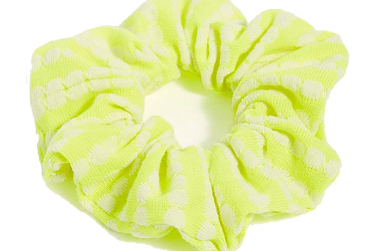 free people neon workout scrunchie