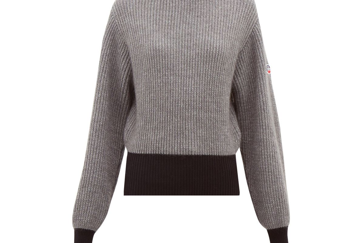 fusalp muzelle panelled high neck sweater