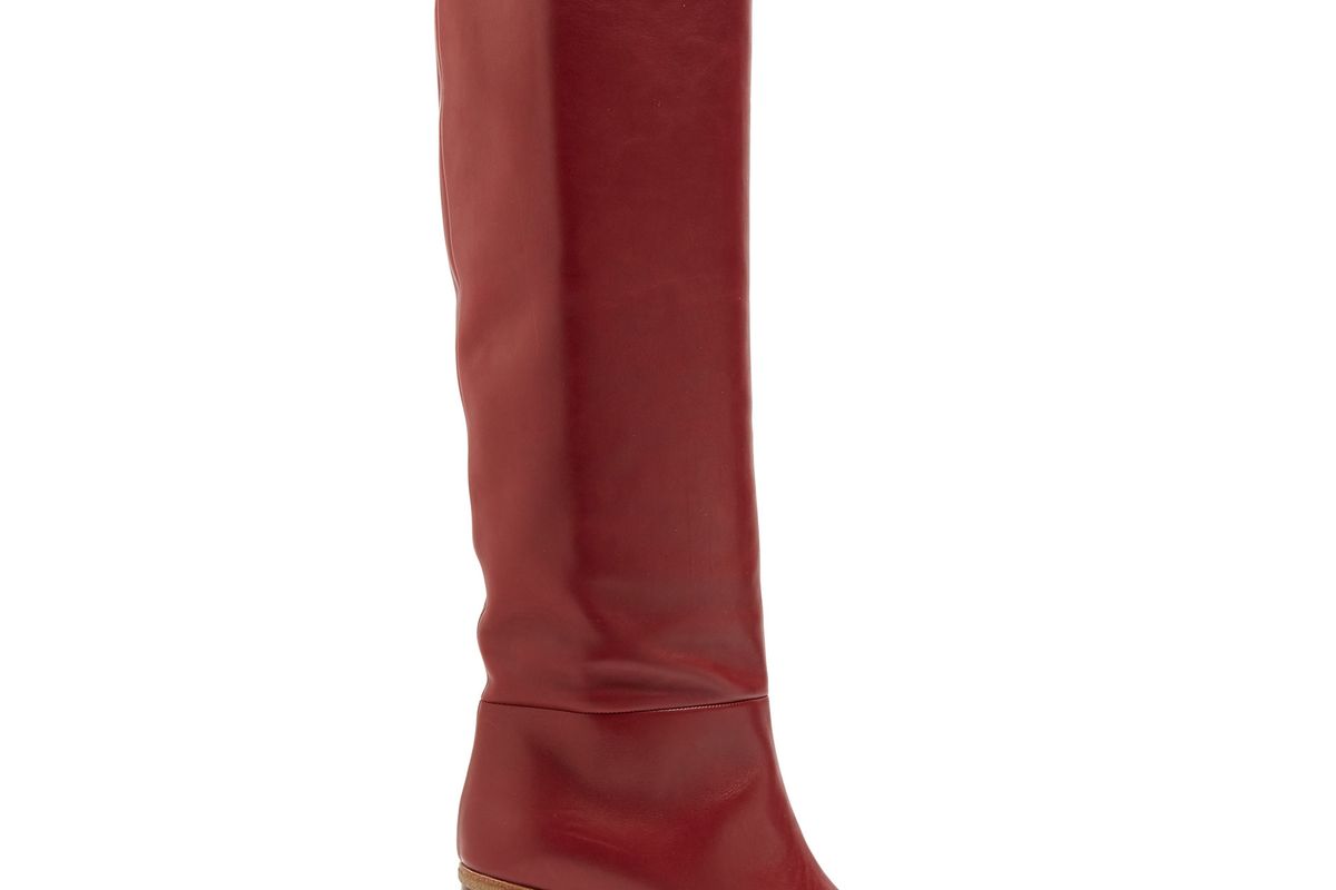 Marlene leather knee-high boots