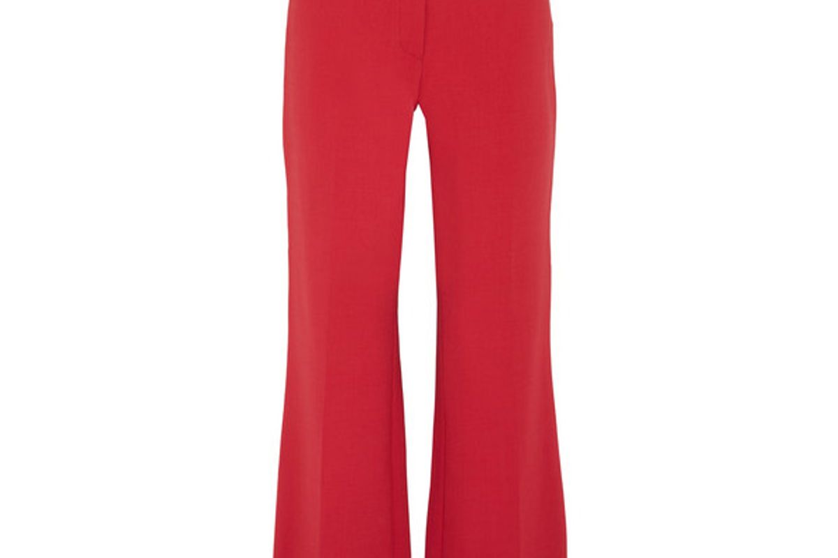 Vesta wool-blend flared pants