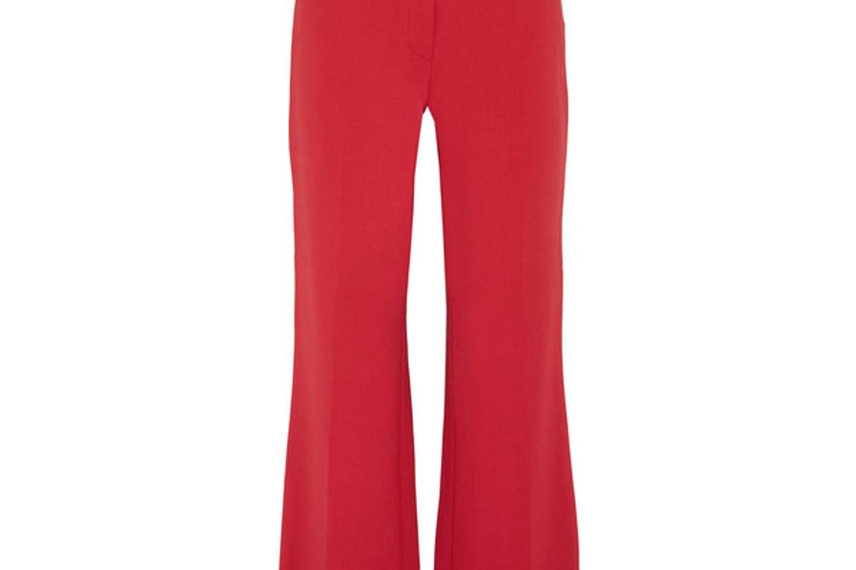 Vesta wool-blend flared pants