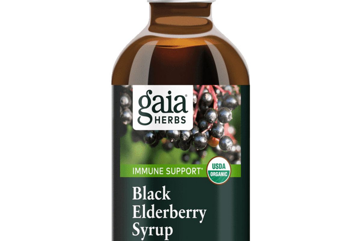 gaia herbs black elderberry syrup