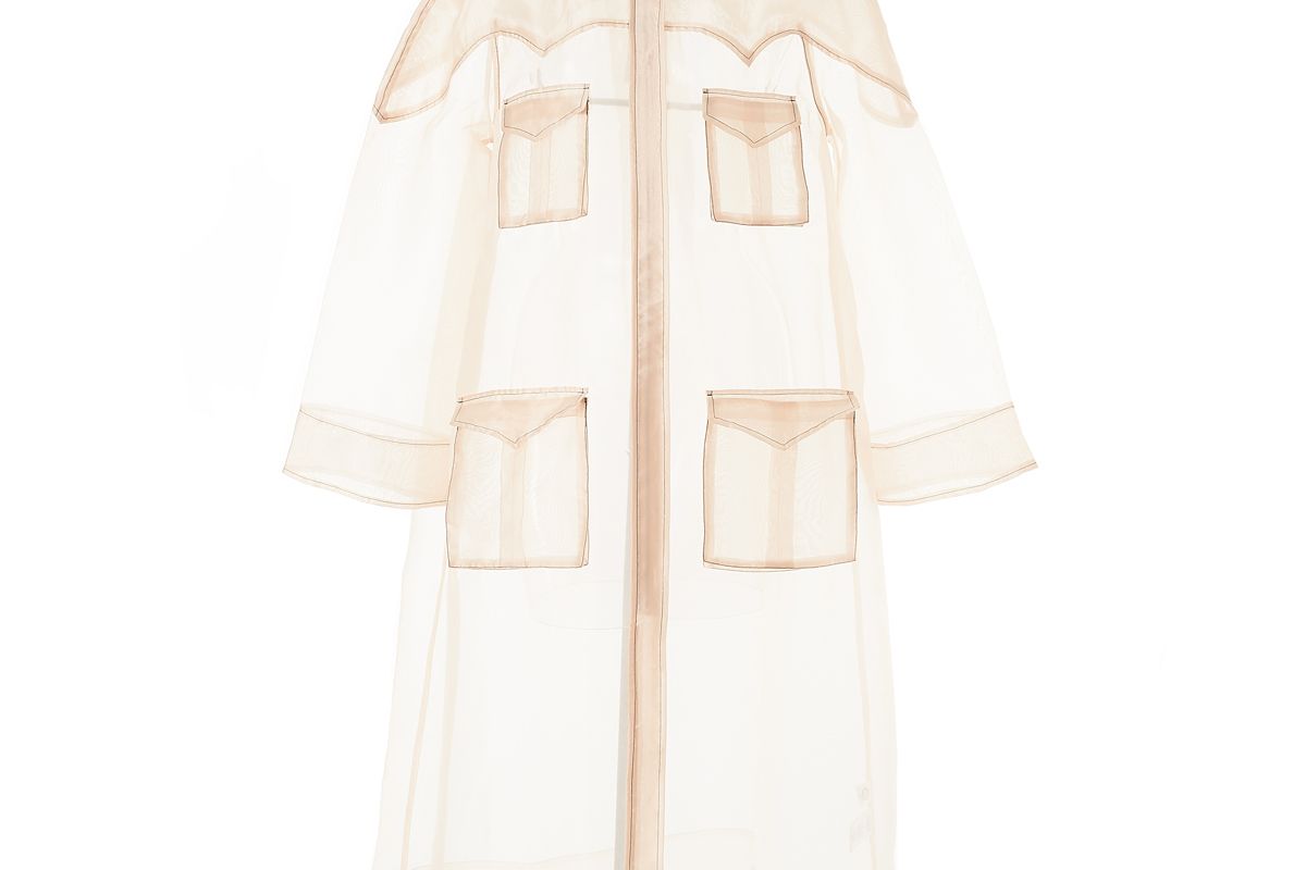 ganni hazel trench coat