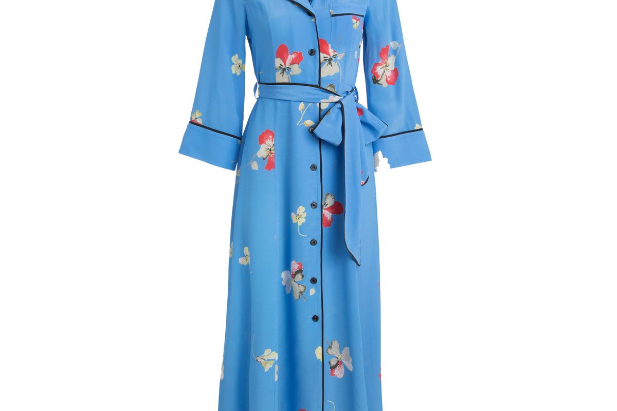 ganni joycedale shirt dress