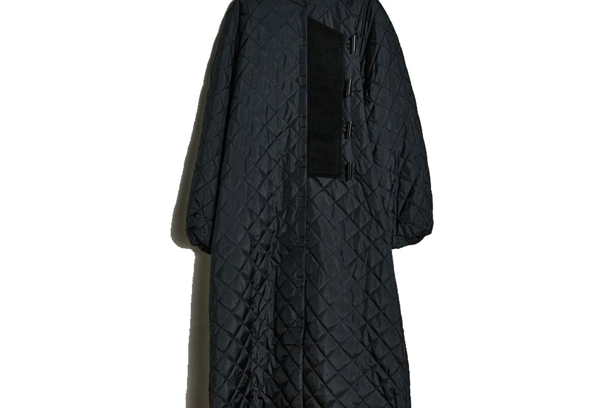 ganni ripstop quilt coat