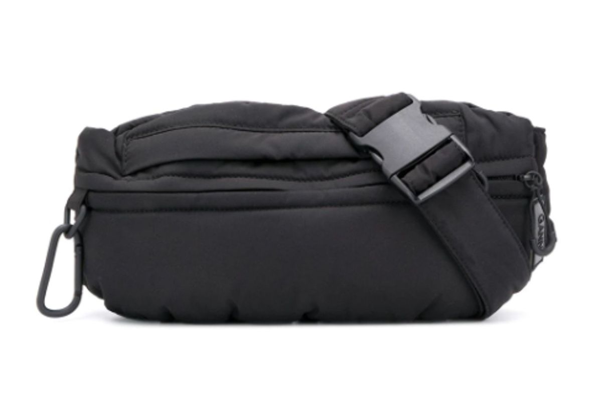 ganni tech fabric belt bag