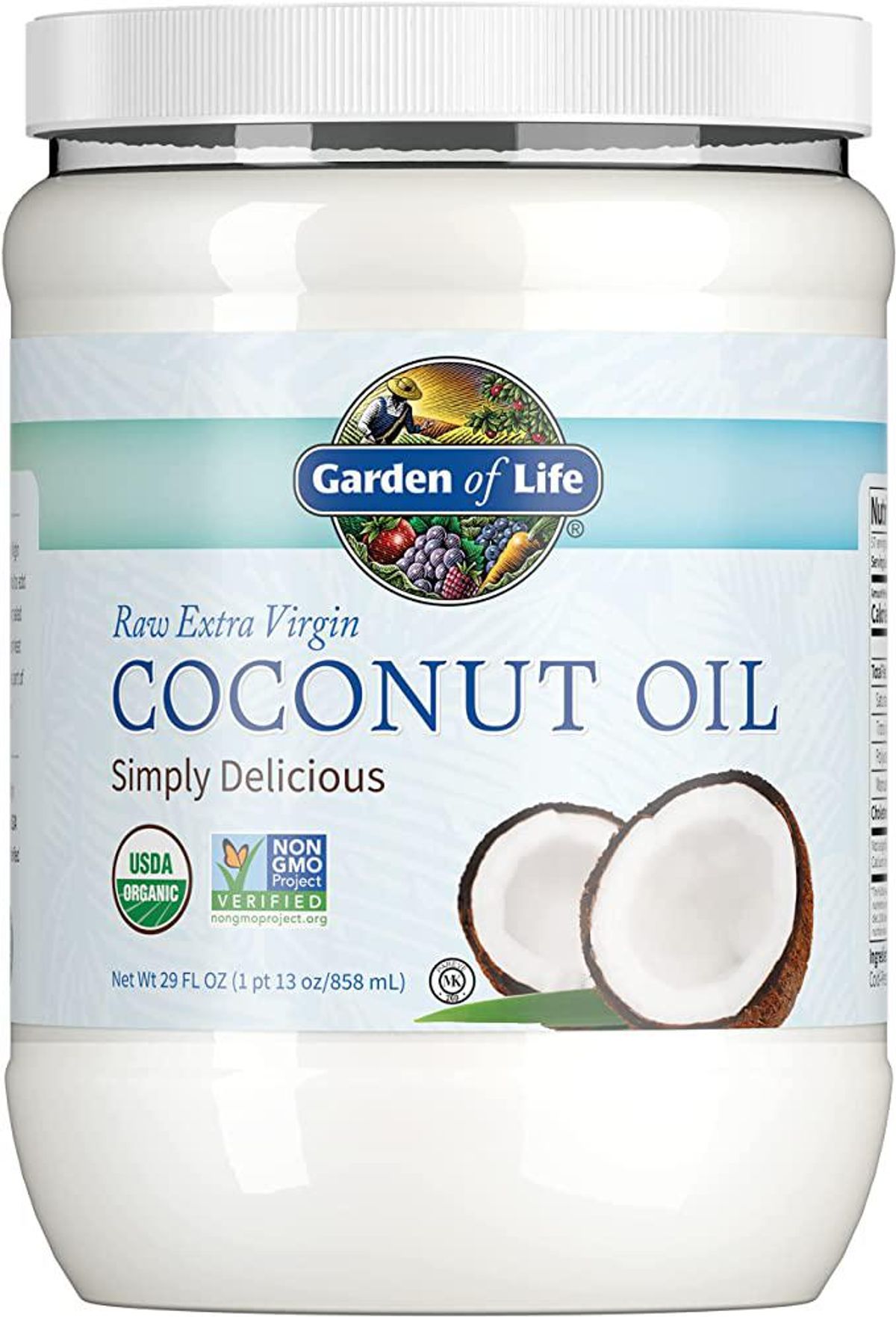 garden of life coconut oil