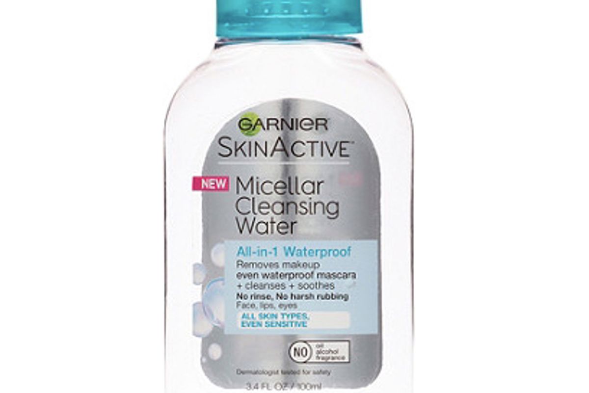 garnier skinactive micellar cleansing water all in 1 cleanser and waterproof makeup remover