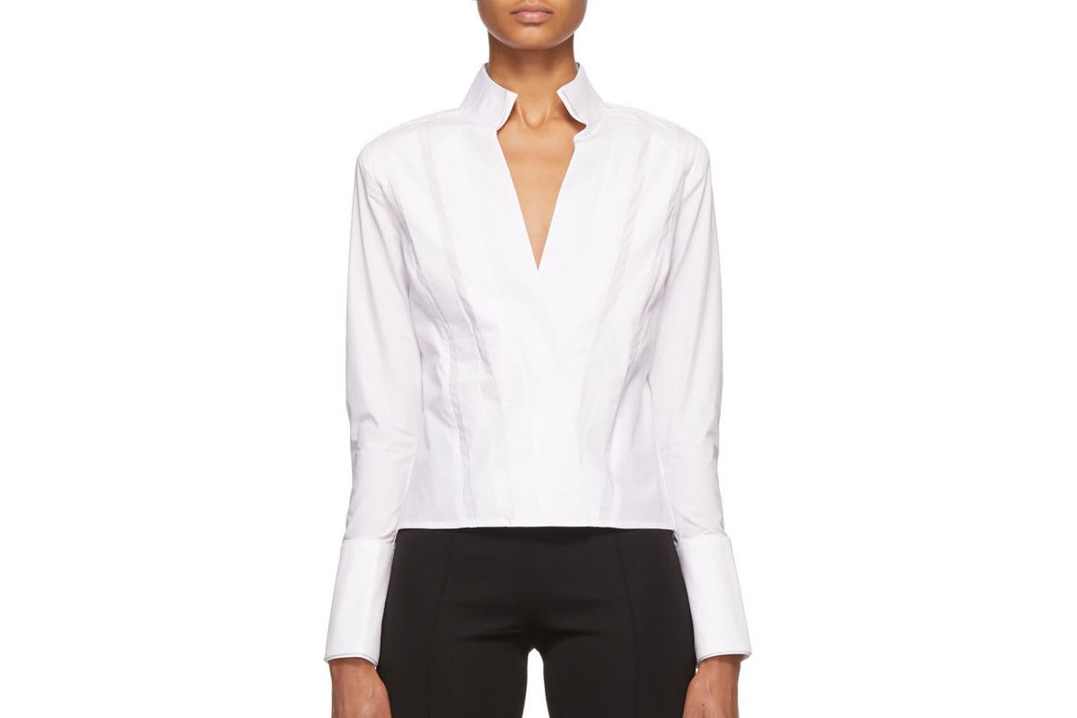 gauge81 white crete shirt