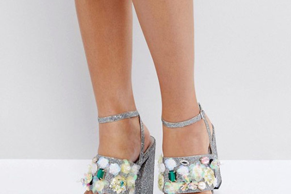 Holla Embellished High Heels