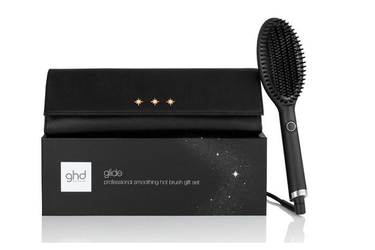 ghd glide professional smoothing hot brush gift set