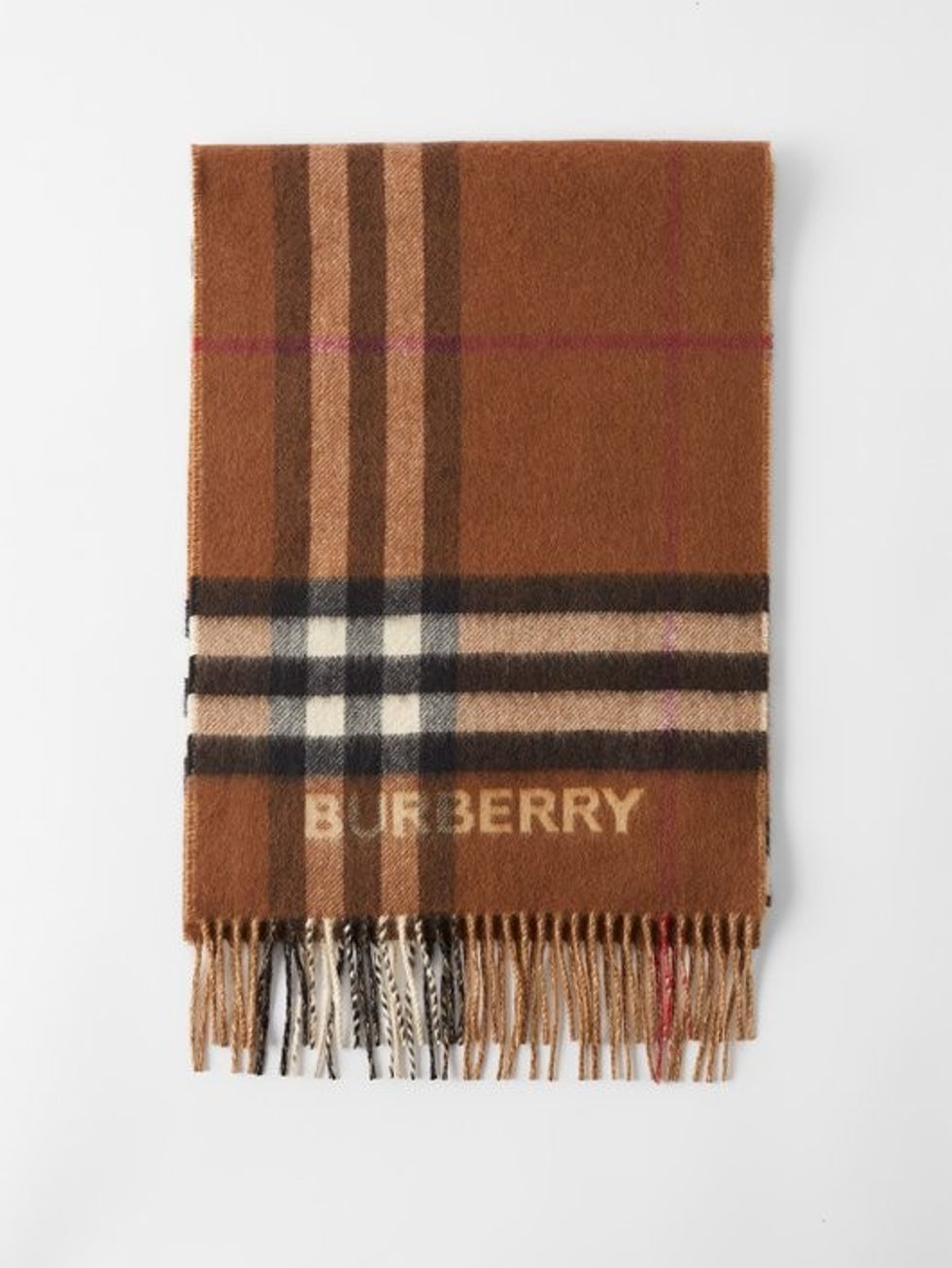 Giant Check Cashmere Scarf Burberry