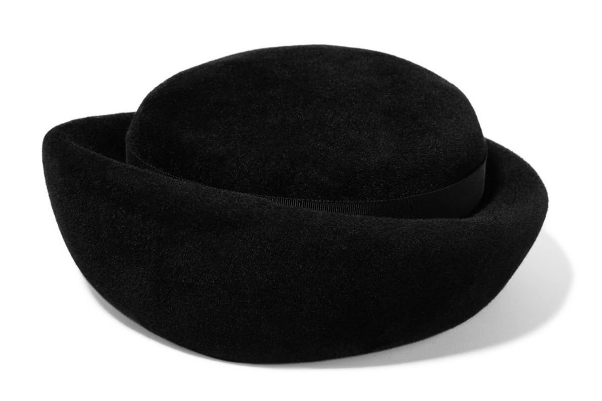 gigi burris laura grosgrain trimmed rabbit felt hat