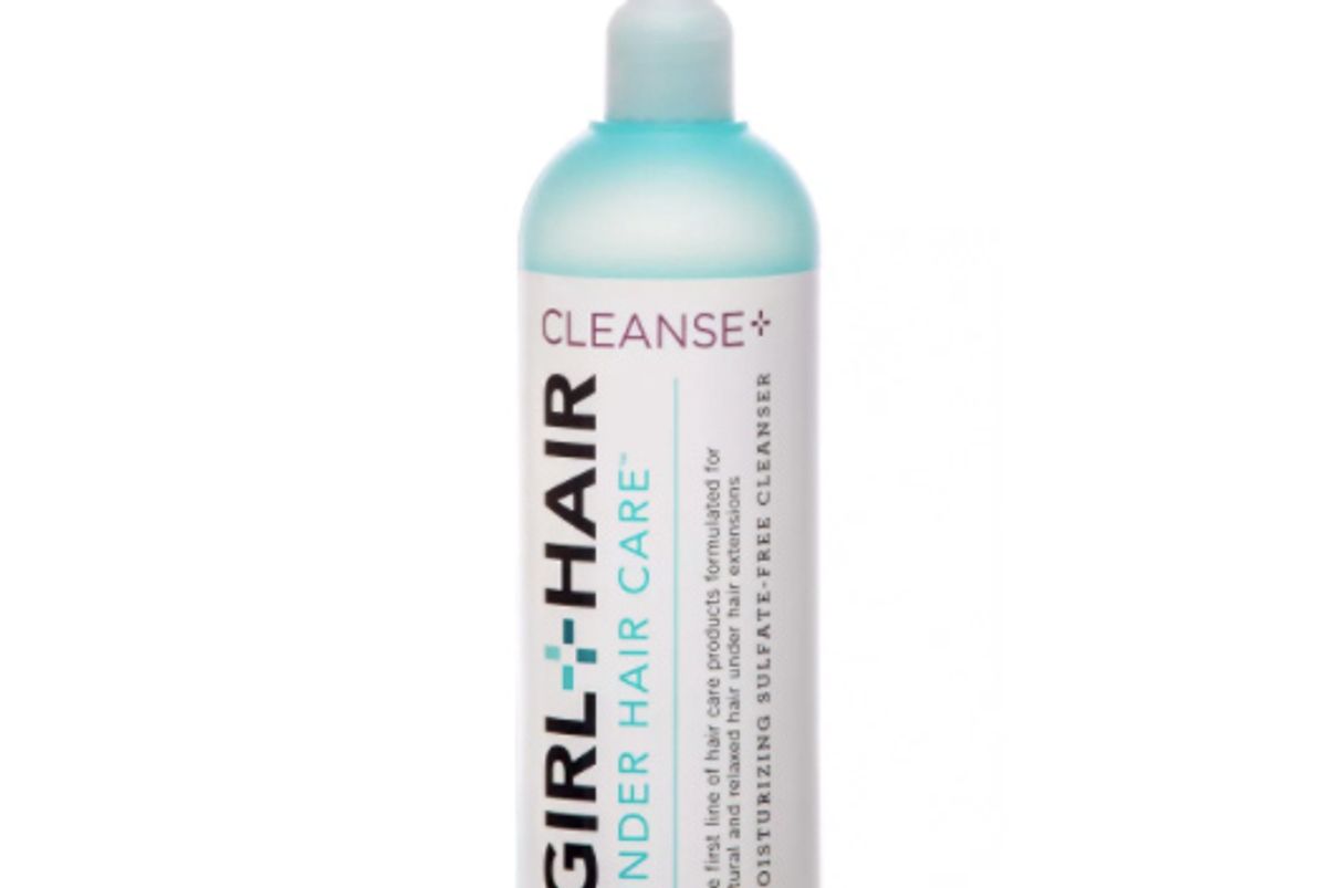 girl hair cleanse with shea butter and tea tree oil ultra moisturizing sulfate free shampoo